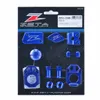 Zeta Billet Aluminum Dress Up Kit Blue
