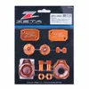 Zeta Billet Aluminum Dress Up Kit Orange