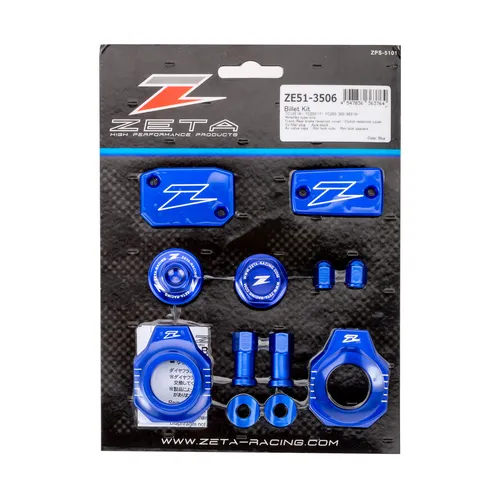 Zeta Billet Aluminum Dress Up Kit Blue