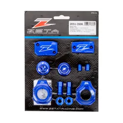 Zeta Billet Aluminum Dress Up Kit Blue