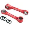 Zeta Rear Shock Lowering Link Adjustable Pull Rod Red