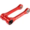 Zeta Rear Shock Lowering Link Adjustable Pull Rod Red