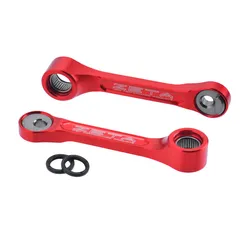 Zeta Rear Shock Lowering Link Adjustable Pull Rod Red