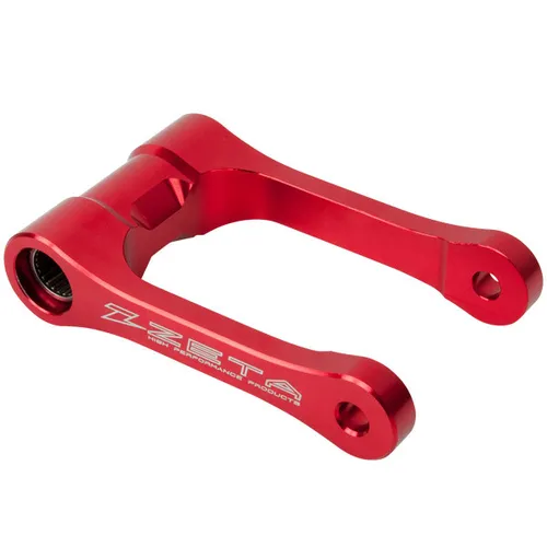 Zeta Rear Shock Suspension 30mm Lowering Link Pull Rod Red 1