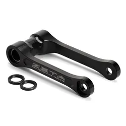 Zeta Rear Shock Suspension 30mm Lowering Link Pull Rod Black