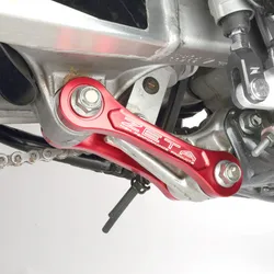 Zeta Rear Shock Suspension 30mm Lowering Link Pull Rod Red