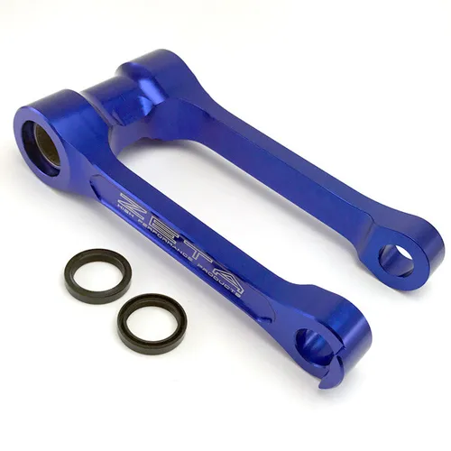 Zeta Rear Shock Suspension 30mm Lowering Link Pull Rod Blue