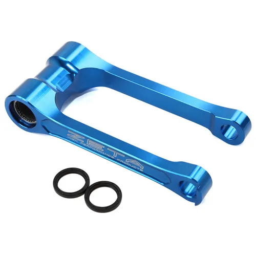 Zeta Rear Shock Suspension 30mm Lowering Link Pull Rod Blue