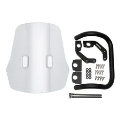 Zeta Clear Adventure Polycarbonate Windscreen Windshield