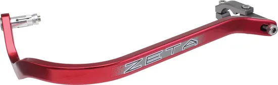 Zeta Aluminum Armor Hand Guard Gauntlet 1 1/8 Bar Red