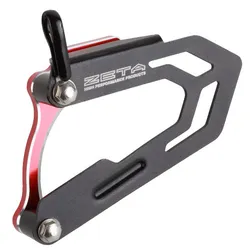 Zeta Billet Aluminum Front Sprocket Cover Case Saver Red