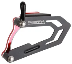 Zeta Billet Aluminum Front Sprocket Cover Case Saver Red