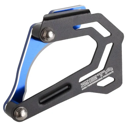 Zeta Billet Aluminum Front Sprocket Cover Case Saver Blue