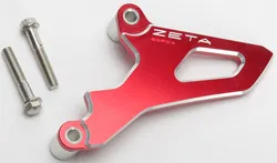 Zeta Aluminum Front Sprocket Drive Cover Red
