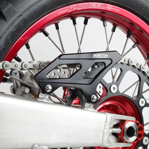 Zeta Black Aluminum Heel Guard Protector