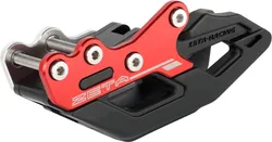 Zeta TPU 3D Chain Guide Guard Slider Black Red