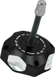 Zeta Black Billet Aluminum Gas Fuel Petrol Tank Cap