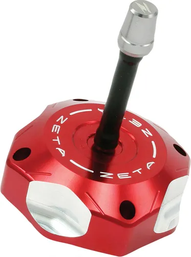 Zeta Red Billet Aluminum Gas Fuel Petrol Tank Cap
