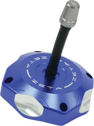 Zeta Blue Billet Aluminum Gas Fuel Petrol Tank Cap
