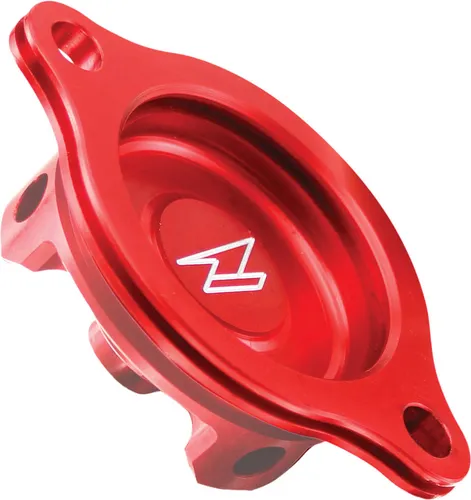 Zeta Billet Aluminum Engine Oil Filter Cover Red
