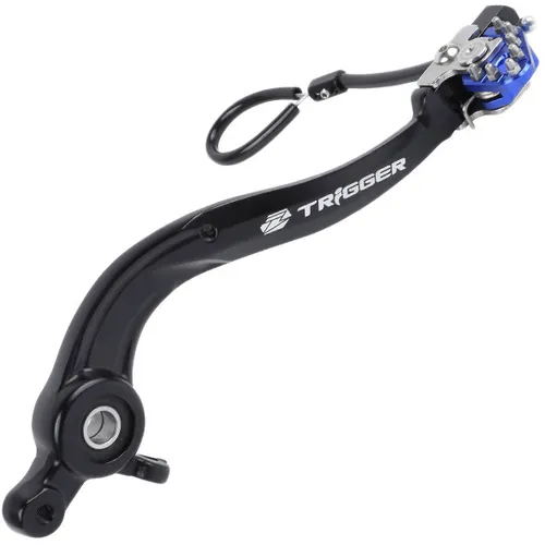 Zeta Forged Trigger Foot Brake Pedal Blue 1