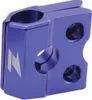 Zeta Billet Aluminum Front Brake Line Clamp Blue