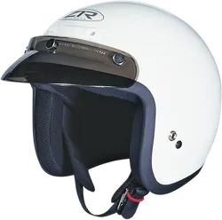 Z1R Adult Unisex Jimmy Helmet Open Face 3XL White