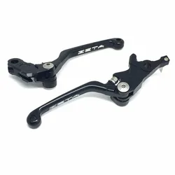 Zeta Black Pivot Brake Clutch Hand Control Lever Set